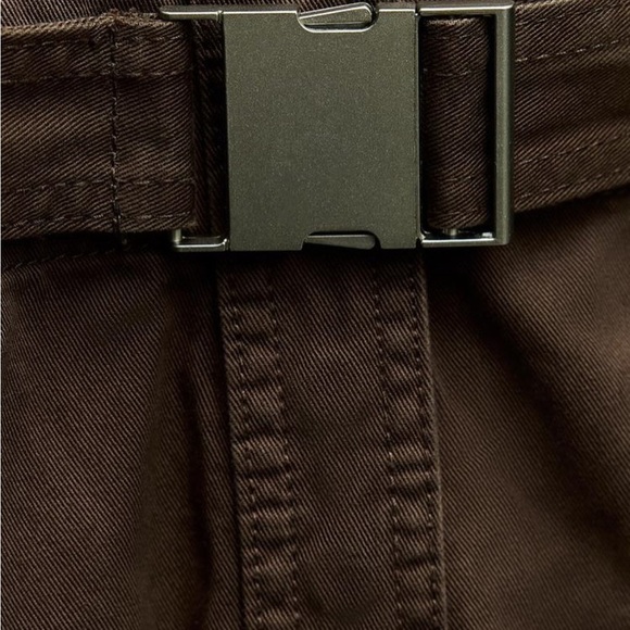 NWT Zara Collection Long Brown Belted Jumpsuit Flight Suit Coveralls Romper S - Picture 9 of 16